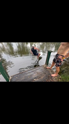 A razor sharp hydrofoil surfboard, a wooden dock, short arms, and unforgiving mates. What could go wrong?! 😂 #trysomethingnew | Jason Edwards Photography