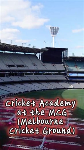 MCG Cricket Academy #melbourne #cricket #ground #acadamy #australia