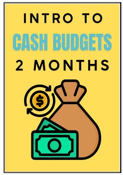 Cash Budgeting for 2 Months – Accounting Task Sheets 9th-12th Grade