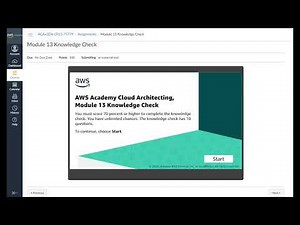 Module 13 Knowledge Check | AWS Academy Cloud Architecting | Building Microservices and Serverless