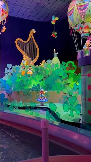 It’s A Small World Ride In Disneyland Park POV