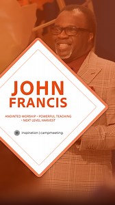 At Inspiration Campmeeting, John Francis shows you it’s not too late for God to restore all you’ve lost. Get ready for His power to move! 🎥 Watch full episodes here: my.inspiration.org/campmeeting #InspirationCampmeeting #LiveInTheOverflow #FaithThatMoves #AbundantLife #KingdomCalling | Inspiration Ministries