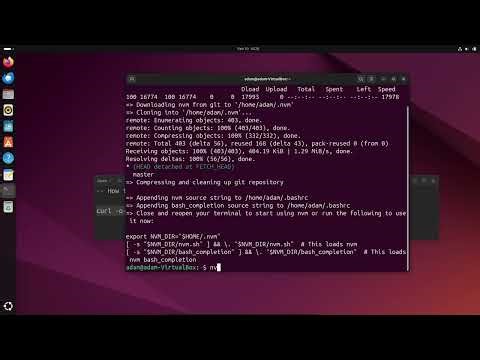 How to upgrade node and npm version in Ubuntu