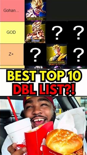 🔥DBL TOP 10 TIER LIST LF SSJ2 GOHAN! (Dragon Ball Legends) #dbl #dblegends #dragonballlegends