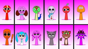 sprunki new character but all phases | Mayu Craft