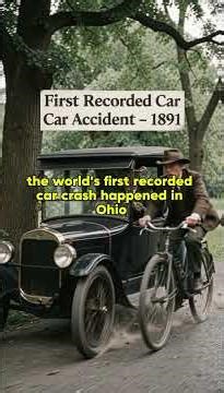 The First Car Crash Ever Recorded – A Historic Automotive Accident”