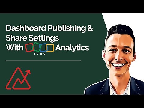 Zoho Analytics Dashboard Publishing And Share Settings