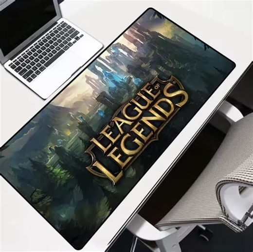 League of Legends Mouse Pad XL – Lol Logo Desk Mat – Runeterra Landscape Gaming Mousepad – Gamer Desk Setup – Gamer Gift Idea - Etsy