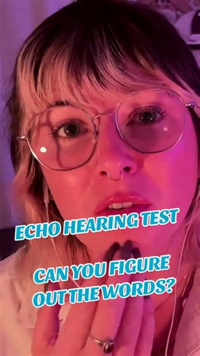 Echoey Hearing Test ASMR 👂🕯️ Soft Spoken Ear Exam Triggers Full vid on my YouTube 💗 #asmr #fyp #satisfying #asmrtiktok