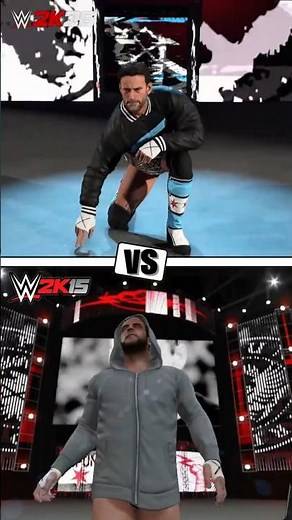 CM Punk 2K15 vs 2K26 Entrance Comparison 🔥 #shorts