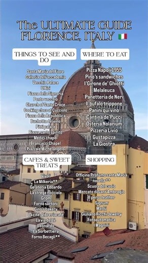 The Ultimate Guide to Florence Italy: Florence Travel Guide