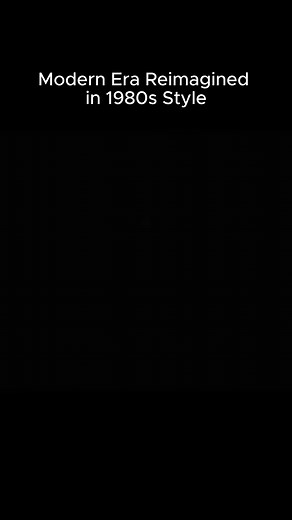 1980s Style Graphic Design in the Modern Era