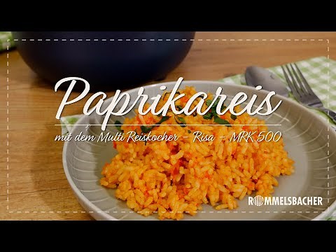 ROMMELSBACHER Multi Reiskocher RISA 🍚🌶️ Paprikareis 🍴 MRK 500