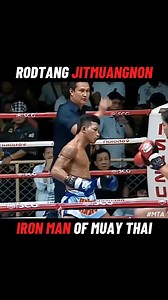 4.2M views · 113K reactions | Rodtang Jitmuangnon, known as The Iron Man, had his first fight at just 8 years old and has built a record of 327 bouts. Long before the ONE era, he was already dropping opponents with the same knockout weapons that turned him into a global star  Rodtang Jitmuangnon #muaythai #muaythaifighter #knockout | Muay Thai Authority | Facebook