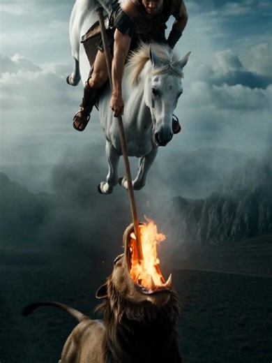 "The Man Who Tried to Fight the Gods 🦅⚡" Bellerophon conquered the Ch...