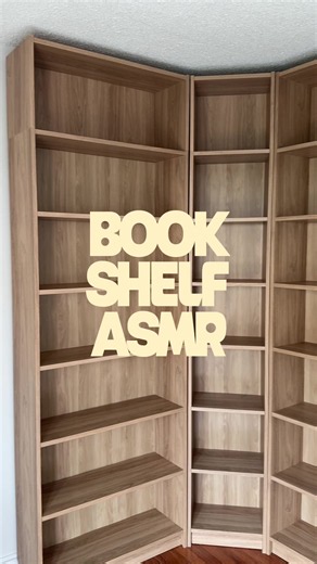 Bookshelf Setup ASMR: Calm Bookshelf Organization & Decor