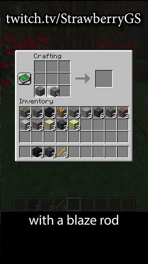Brewing Stand Minecraft Crafting Recipe