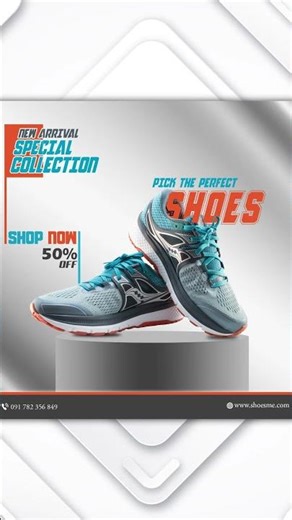 Modern Shoes Flyer Design | Footwear Product Poster