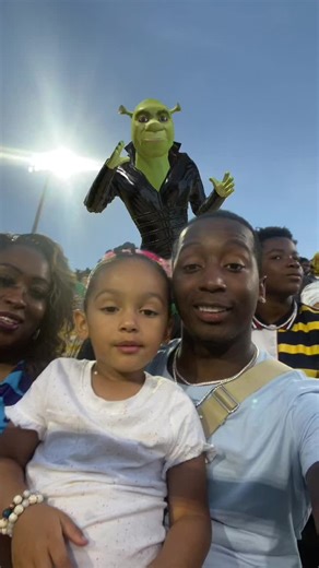 Not Shrek twerking on the high school grads I’m so proud of my cousin