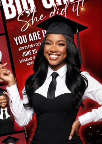 Red Film Layout Graduation Recap | Bold Crimson Photo Strip Card | Storyboard Invite | 2026 Cinematic Party Flyer (editable Template) - Etsy