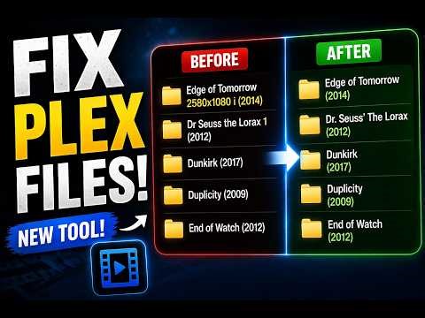 How to Fix Plex File Names and Folders | Free Shadow Media Manager Tool