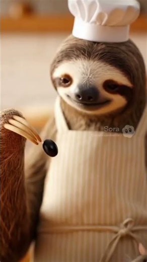 🐭🦥 Slow & Funny: Sloth vs Mouse Pizza Topping Challenge – Silent Comedy#shorts