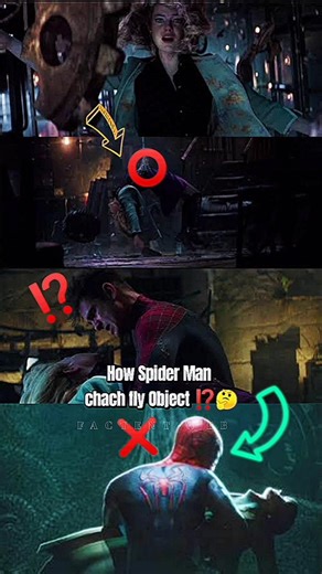 How Spider Man save falling Object ⁉️🤔 short #shorts #mcuspiderman
