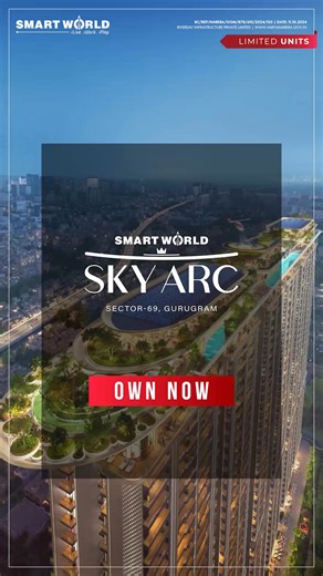 Step into iconic living at Smartworld Sky Arc Featuring a signature ground-level club, grand rooftop leisure zones, and six soaring 41-storey towers, this is for those who desire more than just a home. | Smartworld Developers Pvt. Ltd.