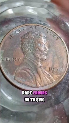 🇺🇸 1994 Lincoln Penny Worth Up To $150+! Rare Errors 💰#1994Penny #LincolnPenny #RareCoins