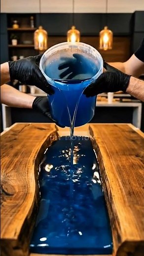 Kitchen Countertop Renovation Process | Epoxy Resin Timelapse