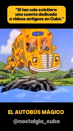 NOSTALGIA CUBA on Instagram: "¿SE ACUERDAN DEL AUTOBÚS MÁGICO? El Autobús Mágico (en inglés The Magic School Bus) es una serie animada educativa para niños, basada en los libros de Joanna Cole y Bruce Degen. La historia sigue a la excéntrica y divertida Señorita Rizos (Ms. Frizzle), una maestra de ciencias que lleva a sus alumnos de la escuela primaria en emocionantes excursiones a bordo de un autobús escolar que puede transformarse en casi cualquier cosa: un cohete, un submarino, una nave micro