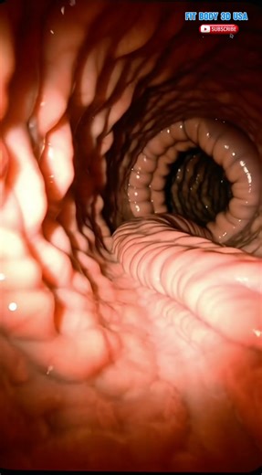 Ultra Realistic Intestinal Slow Movement