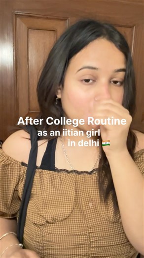 After college routine @iitd #iitdelhi #minivlog #delhi #collegelife #shower #iit #vlog #girl #short