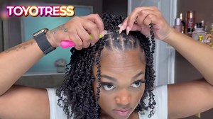 Toyotress Yanky Twist Crochet Hair - 12 Inch 2 Packs (30 Strands/Pcs) Fluffy Spring Mini Twist Passion Twist, Brown Pre-Looped Crochet Braids Braiding Hair (12 Inch, 30#-2P)