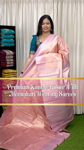 Premium Kanchi tissue bridal saree | Christmas and New year special offer sale | Booking: 6374441254
