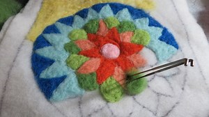 Lotus Flower Needle Felting Kit: Wool Coasters DIY Craft - Etsy