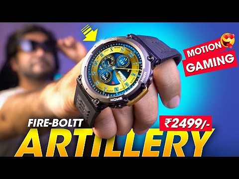 World’s First *MOTION SENSOR GAMING* Smartwatch is HERE!! ⚡️ Fire-Boltt ARTILLERY Smartwatch Review!