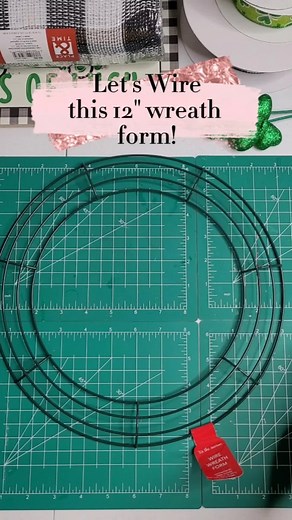Step-by-Step Guide to Wiring 12" Wreath Forms | DIY Craft Tutorial