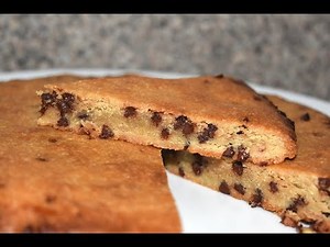 Keto Low Carb Jumbo Chocolate Chip Cookie Bars