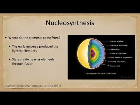 Special Topics - Lecture 38 - Nucleosynthesis