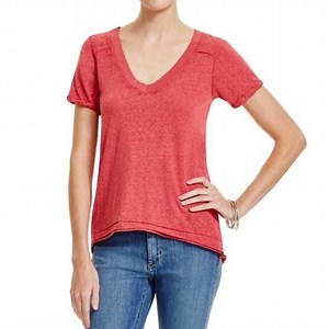 FREE PEOPLE “We the Free” Red Tee