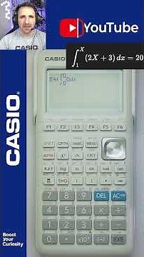 CÓMO RESOLVER ECUACIONES CON INTEGRALES DEFINIDAS EN LA CASIO FX-9860GIII