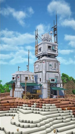 Apex citadel🌐📡 #minecraft #minecraftbuilding #minecraftbeauty #minecrafttimelapse