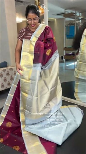 For enquiries in orders, Whatsapp on +918921243414 | ₹ 27, 650 | #sareelove #kanchipattu ￼