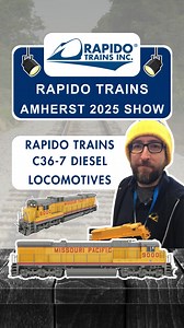 Rapido Trains C36-7 Locomotive - Amherst Train Show 2025! Showcasing the C36-7 Diesel! 🚂 Shop Online: TrainWorld.com #trains #train #modeltrain #modelrailroad #railfans #railfans_of_instagram #railfanning #trainworld #trainland #toytrain #modeltrains #railroad #locomotive #rapido #amherst | TrainWorld.com
