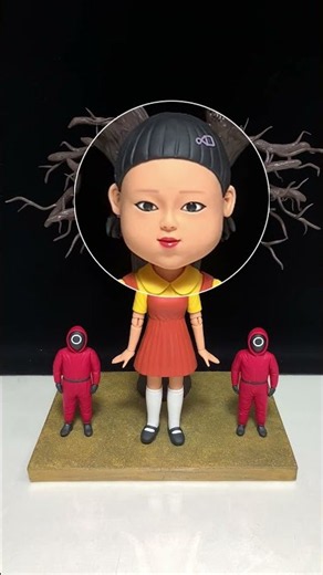 Lighthearted Wiggles from Handmade Clay Bobbleheads