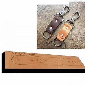 Double-ended Keychain Leather Cutting Die Cut Mold,loop Key Fob Leather Punch Die Set,leather Crafts Kraft Tool,keyfob Handmade Cutters - Etsy