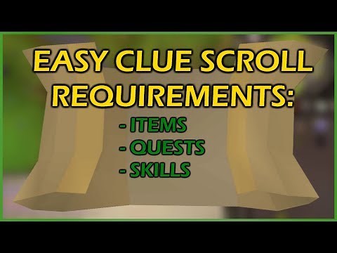 [OSRS] Easy Clue Scroll ALL ITEM REQUIREMENTS | Everything You Need To Know