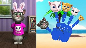 Talking Tom Finger Family Song