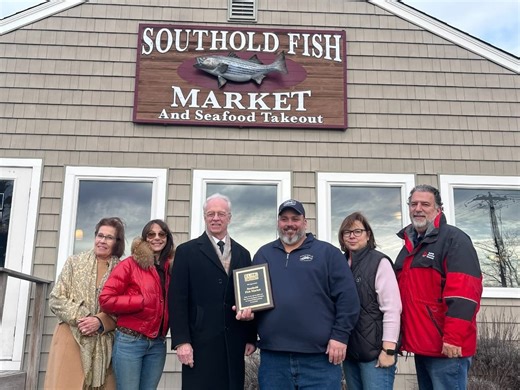 Community Hero Charlie Manwaring Of Southold Fish Market Honored By Stony Brook Eastern Long Island Hospital